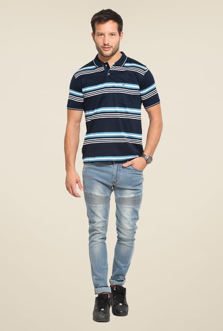 Duke Stardust Navy Striped T-shirt Duke Stardust Navy Striped T-shirt