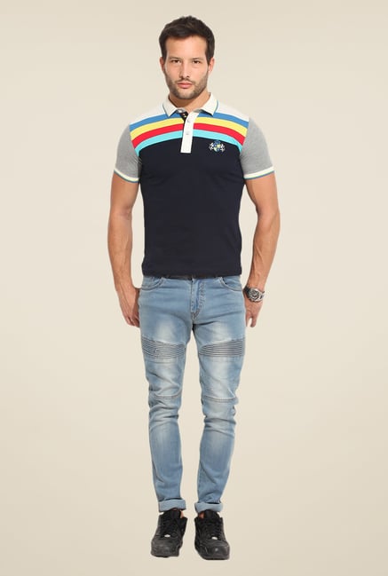 Duke Stardust Navy Solid T-shirt Duke Stardust Navy Solid T-shirt
