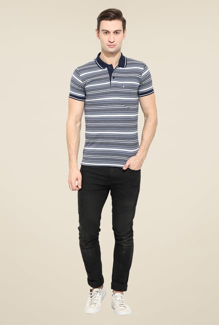 Duke Stardust Navy Striped T-shirt Duke Stardust Navy Striped T-shirt