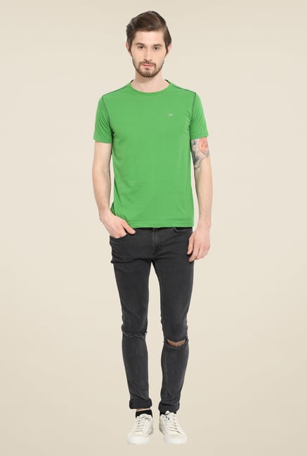 Duke Stardust Green Solid T-shirt Duke Stardust Green Solid T-shirt