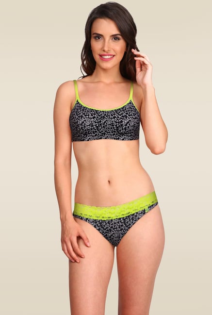 Jockey Imperial Blue & Neon Yellow Moulded Cami Bra - FP42 Jockey Imperial Blue & Neon Yellow Moulded Cami Bra - FP42