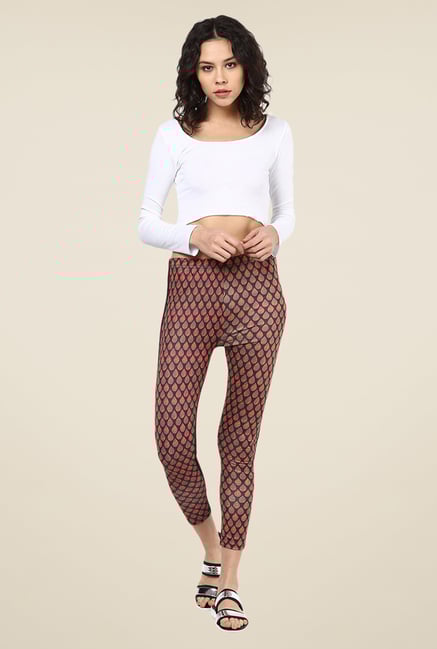 Yepme Multicolor Sabrina Striped Leggings Yepme Multicolor Sabrina Striped Leggings