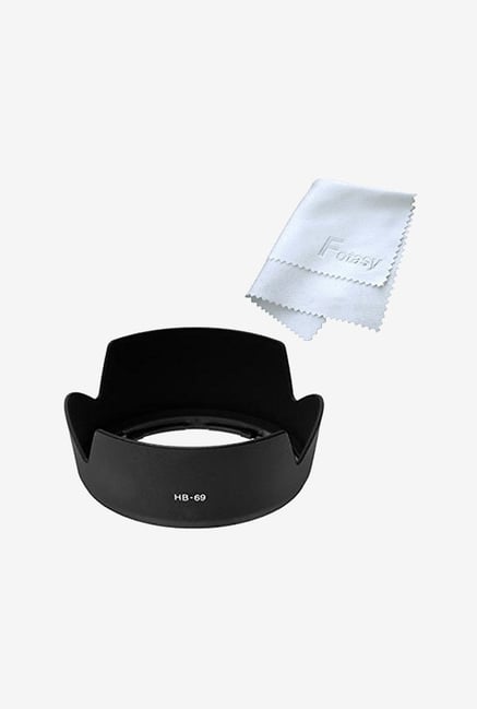Fotasy Bayonet Lens Hood & Cleaning Cloth (Black) Fotasy Bayonet Lens Hood & Cleaning Cloth (Black)