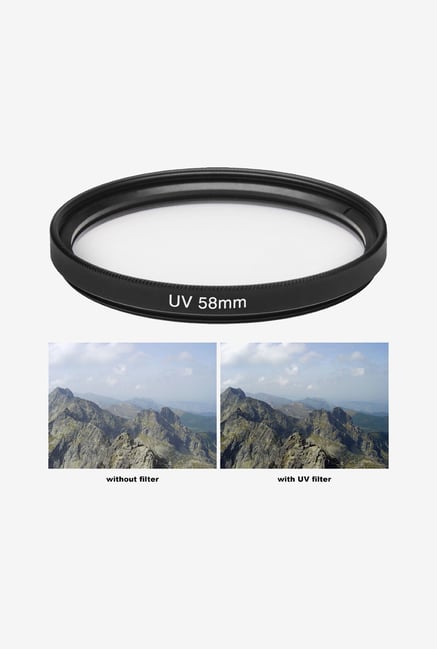 Vivitar UV58 Camera Lens Filter (Black) Vivitar UV58 Camera Lens Filter (Black)