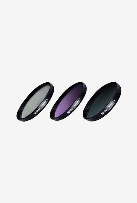 Vivitar Viv-Fk3-77 Multi-coated Filter Kit (Black) Vivitar Viv-Fk3-77 Multi-coated Filter Kit (Black)