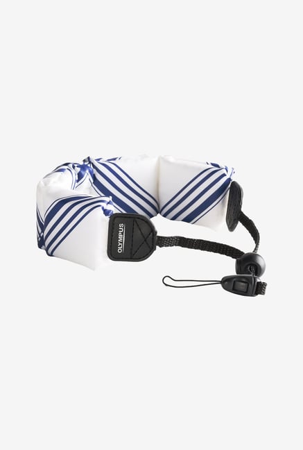 Olympus Fashion Float Strap for Camera (White/Blue) Olympus Fashion Float Strap for Camera (White/Blue)