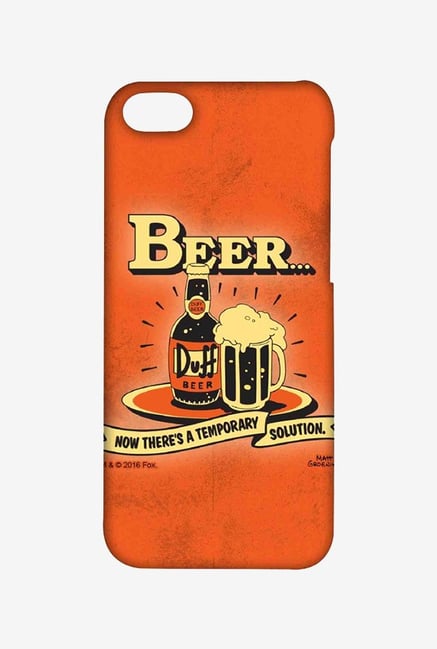 Simpsons Temporary Solution Case for iPhone 5C Simpsons Temporary Solution Case for iPhone 5C