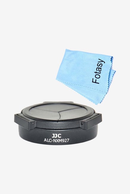 Fotasy AHNXM Auto Lens Cap Hood & Cleaning Cloth Kit (Black) Fotasy AHNXM Auto Lens Cap Hood & Cleaning Cloth Kit (Black)