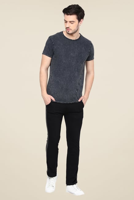 Yepme Black Walfred Trackpant Yepme Black Walfred Trackpant