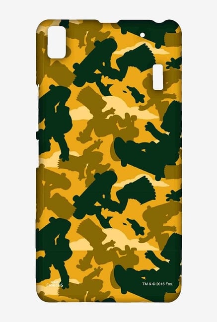 Simpsons Camo Bart Case for Lenovo A7000 Simpsons Camo Bart Case for Lenovo A7000