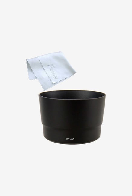 Fotasy HET63 Lens Hood And Cleaning Cloth (Black) Fotasy HET63 Lens Hood And Cleaning Cloth (Black)