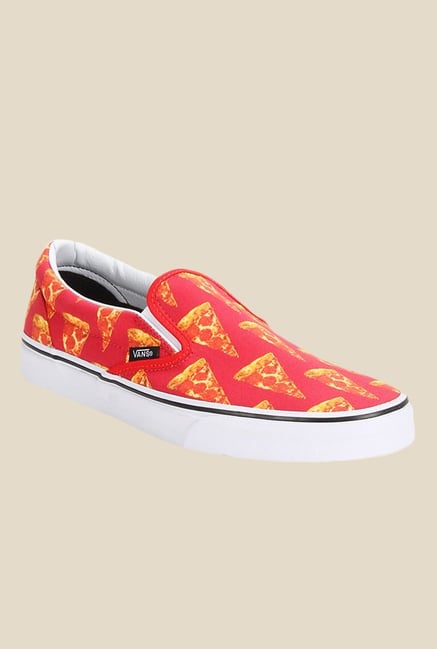 Vans Classic Red & Yellow Plimsolls Vans Classic Red & Yellow Plimsolls