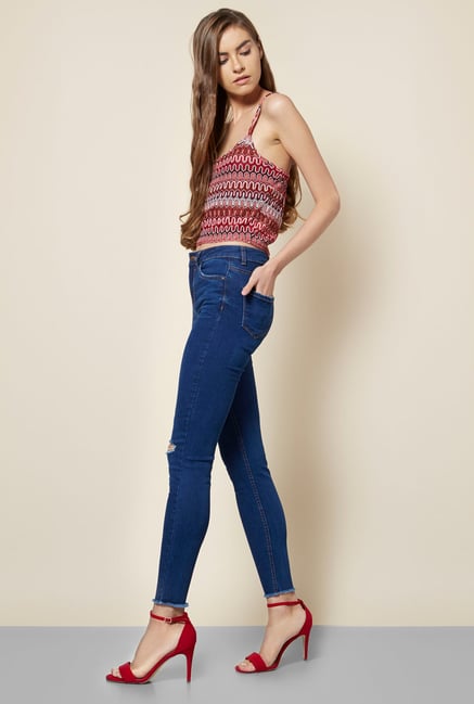New Look Blue Skinny Fit Mickey Jeans New Look Blue Skinny Fit Mickey Jeans