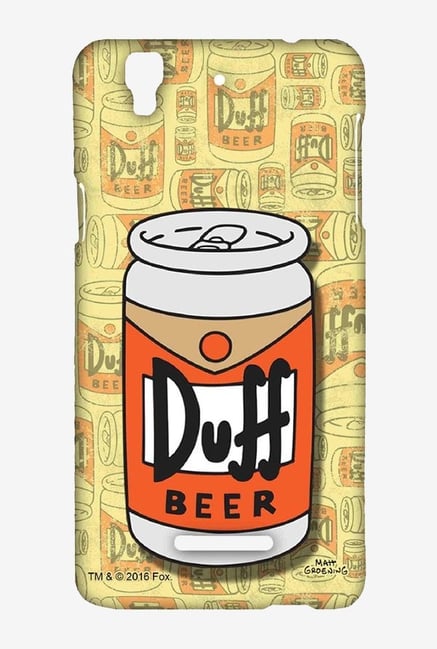 Simpsons Duff Beer Case for Yu Yureka Plus Simpsons Duff Beer Case for Yu Yureka Plus