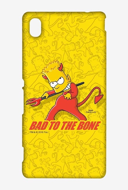 Simpsons Bad To The Bone Case for Sony Xperia M4 Simpsons Bad To The Bone Case for Sony Xperia M4