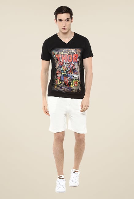Yepme White Whiley Shorts Yepme White Whiley Shorts