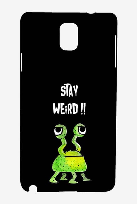 Kritzels Stay Weird Black Case for Samsung Note 3 Kritzels Stay Weird Black Case for Samsung Note 3
