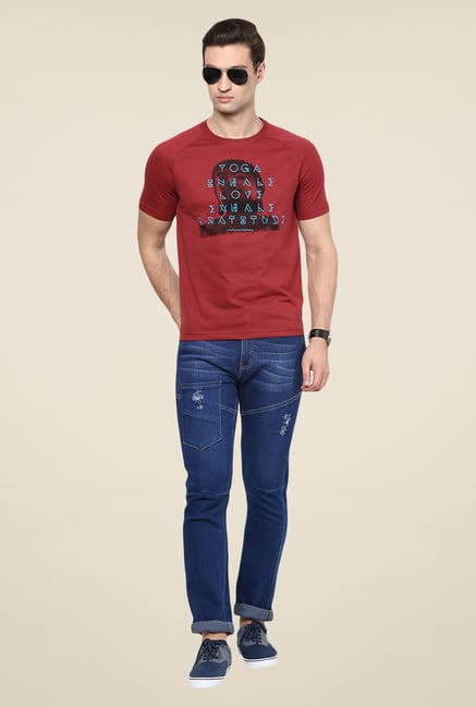 Yepme Blue Southee Dark Wash Jeans Yepme Blue Southee Dark Wash Jeans