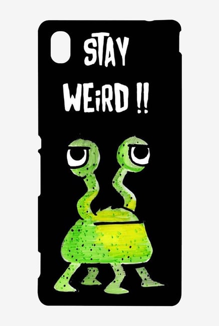 Kritzels Stay Weird Black Case for Sony Xperia M4 Kritzels Stay Weird Black Case for Sony Xperia M4