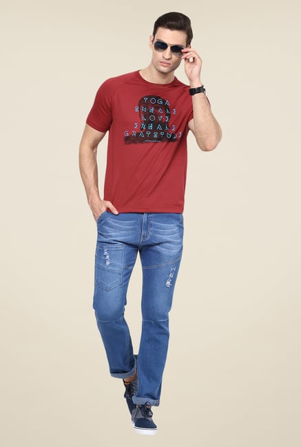 Yepme Blue Southee Medium Wash Jeans Yepme Blue Southee Medium Wash Jeans
