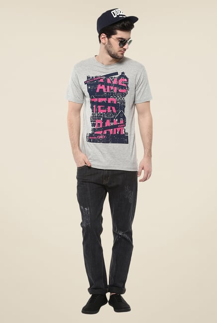 Yepme Black Brendan Acid Wash Jeans Yepme Black Brendan Acid Wash Jeans
