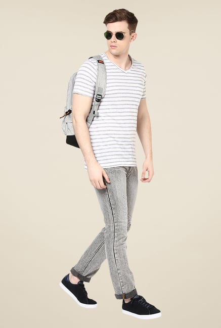 Yepme Grey Brendan Acid Wash Jeans Yepme Grey Brendan Acid Wash Jeans