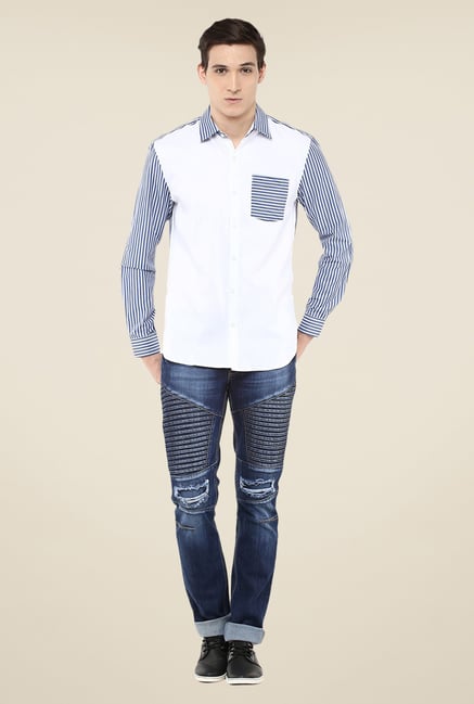 Yepme Blue Aliestar Moto Jeans Yepme Blue Aliestar Moto Jeans