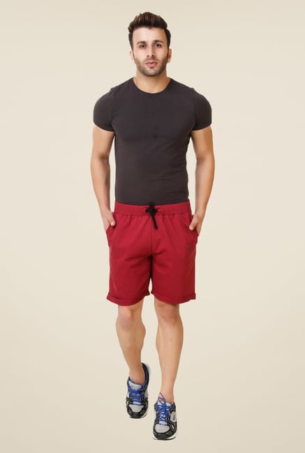 Spunk Maroon Limber Shorts Spunk Maroon Limber Shorts