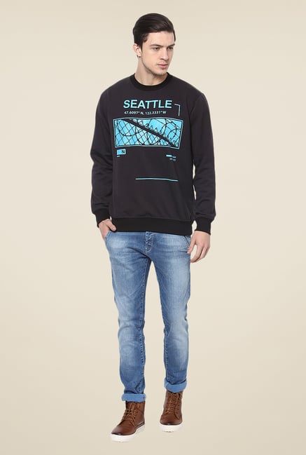 Yepme Dark Grey Andre Sweatshirt Yepme Dark Grey Andre Sweatshirt