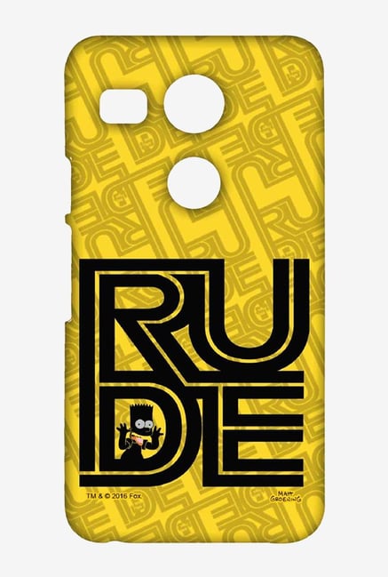 Simpsons Rude Case for LG Nexus 5X Simpsons Rude Case for LG Nexus 5X