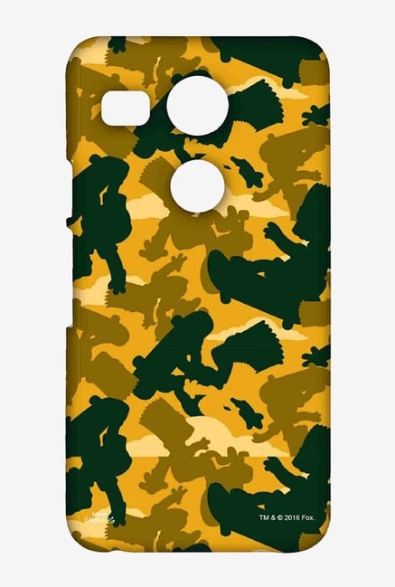 Simpsons Camo Bart Case for LG Nexus 5X Simpsons Camo Bart Case for LG Nexus 5X