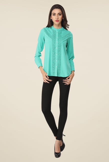Soie Turquoise Lace Top Soie Turquoise Lace Top