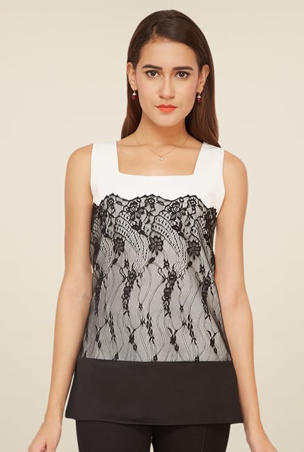 Soie Off White Lace Top Soie Off White Lace Top