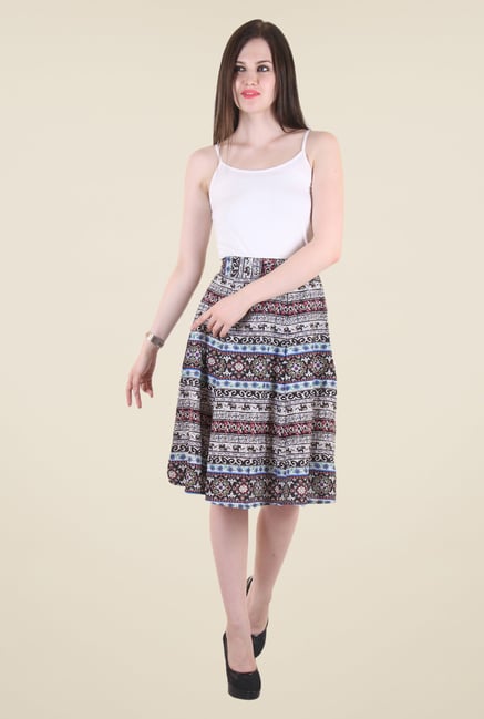 Hotberries Multicolor Printed Skirt Hotberries Multicolor Printed Skirt