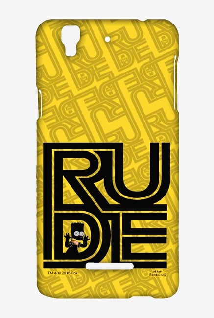 Simpsons Rude Case for Yu Yureka Simpsons Rude Case for Yu Yureka
