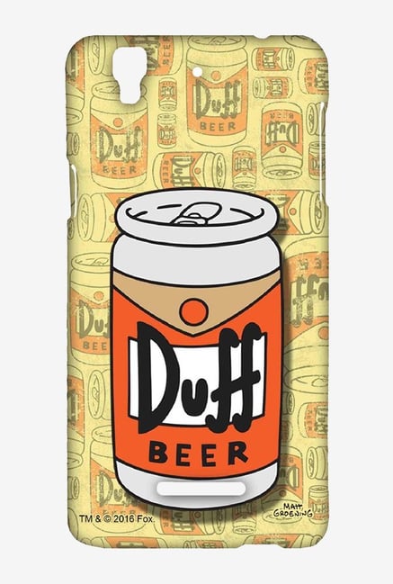 Simpsons Duff Beer Case for Yu Yureka Simpsons Duff Beer Case for Yu Yureka