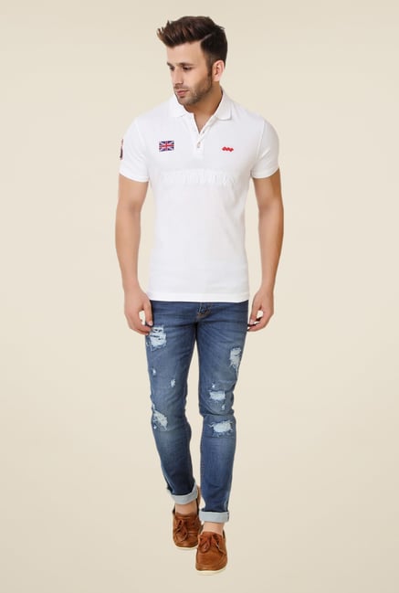 Spunk White City Polo T-shirt Spunk White City Polo T-shirt