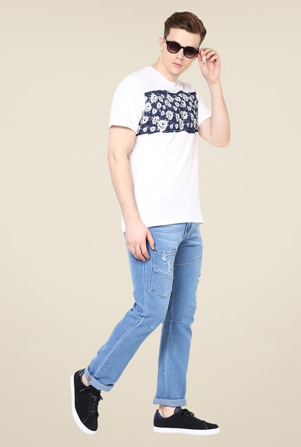 Yepme Light Blue Southee Light Wash Jeans Yepme Light Blue Southee Light Wash Jeans