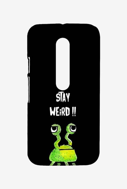 Kritzels Stay Weird Black Case for Moto G3 Kritzels Stay Weird Black Case for Moto G3
