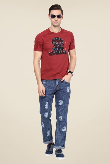 Yepme Blue Dwight Dark Wash Jeans Yepme Blue Dwight Dark Wash Jeans