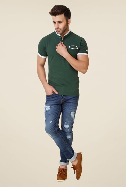 Spunk Olive Pu Patch T-shirt Spunk Olive Pu Patch T-shirt