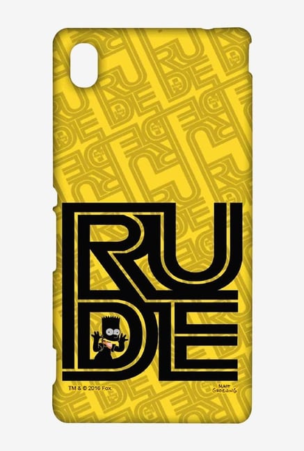 Simpsons Rude Case for Sony Xperia M4 Simpsons Rude Case for Sony Xperia M4