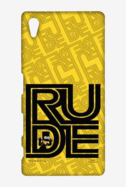 Simpsons Rude Case for Sony Xperia Z5 Simpsons Rude Case for Sony Xperia Z5