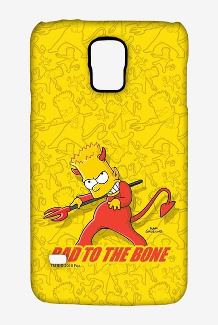 Simpsons Bad To The Bone Case for Samsung S5 Simpsons Bad To The Bone Case for Samsung S5