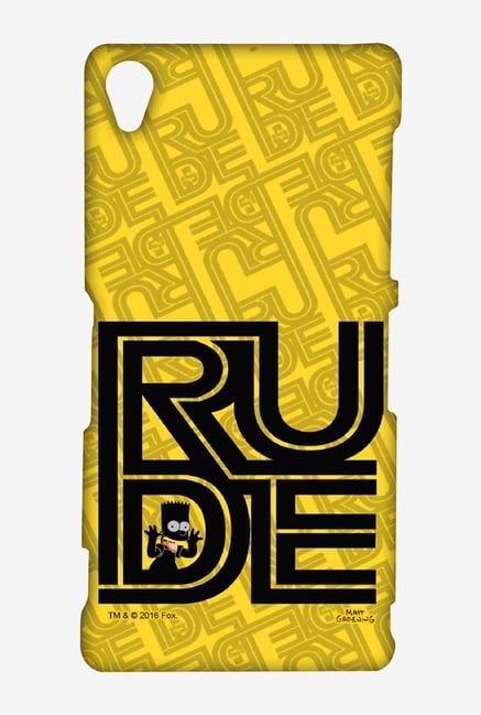Simpsons Rude Case for Sony Xperia Z3 Simpsons Rude Case for Sony Xperia Z3