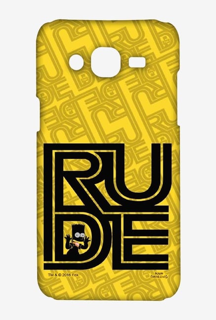 Simpsons Rude Case for Samsung J7 Simpsons Rude Case for Samsung J7
