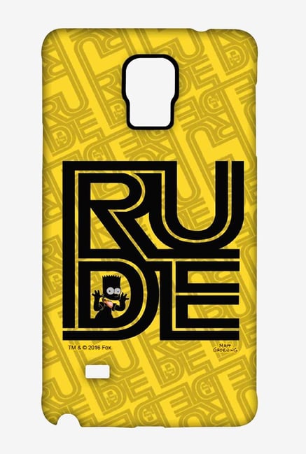 Simpsons Rude Case for Samsung Note 4 Simpsons Rude Case for Samsung Note 4