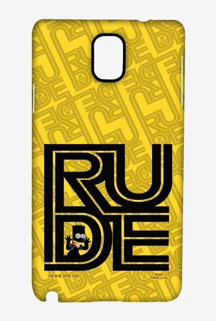Simpsons Rude Case for Samsung Note 3 Simpsons Rude Case for Samsung Note 3
