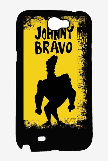 Johnny Bravo Yellow Grunge Case for Samsung Note 2 Johnny Bravo Yellow Grunge Case for Samsung Note 2