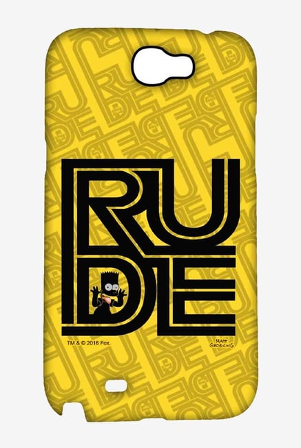 Simpsons Rude Case for Samsung Note 2 Simpsons Rude Case for Samsung Note 2